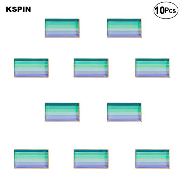 

gray pride brooches lapel pin flag badge brooch pins badges 10pcs a lot