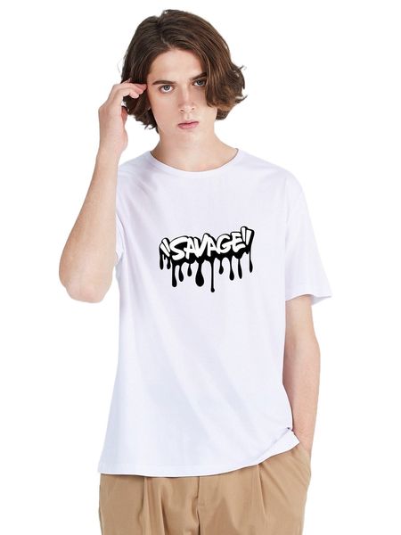 

men letter graphic tee v9uw#, White;black