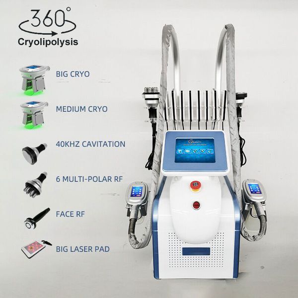

professional 360 degree cryotherapy body slimming vacuum and 40k cavitation rf lipolaser pad fat ing machine for abdominal lipo e