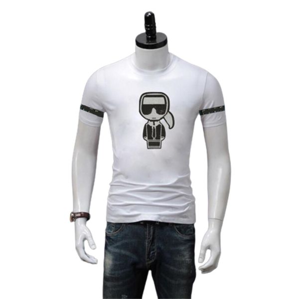 

luxury t-shirt summer mens womens short sleeves fashion tee pure cotton shirts leisure classic pattern size m-3xl#626, White;black