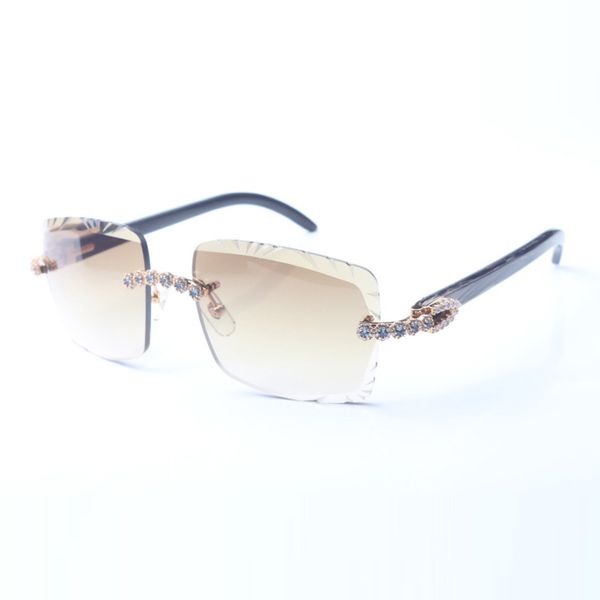 

new bouquet blue diamond 3524020 buffs sunglasses natural black pattern horn temples and 58mm cut lens thickness 3mm express, White;black