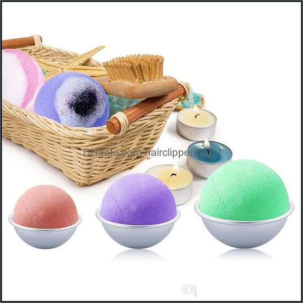 

round aluminium alloy bath bomb molds diy tool salt ball homemade crafting gifts semicircle sphere metal mold drop delivery 2021 salts bod