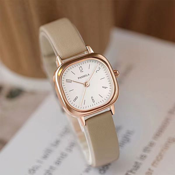 

luxury womens watches 2022 new designer watch women simple temperament students junior high school girls niche light women's summer wat, Slivery;golden