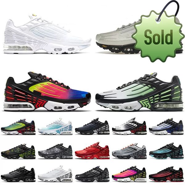 

sold boots tn plus 3 running shoes mens trainers chaussures triple black laser blue bred hyper viole