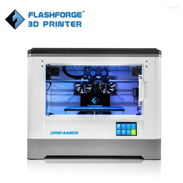 Impressoras Flashforge Dreamer 3D Impressora Dual Extrusora Dual Print WiFi tela sensível ao toque com 2 câmara de câmara totalmente fechada para iniciantes de câmara ROGE22