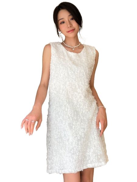 

dazy floral pattern keyhole back tank dress n5o9#, Black;gray