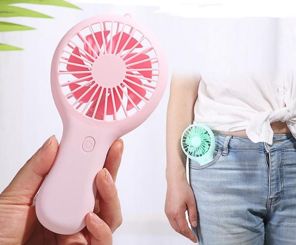 Вечеринка благосклонна USB Mini Wind Power Handheld Fan Удобный и ультракварный вентилятор высококачественный портативный студенческий офис милый маленький охлаждающий фанаты SN4575