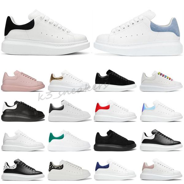 

2021 designer sneakers casual shoes for women and men lace up genuine leather flat black red pink sneaker eur size 35-45 x262277