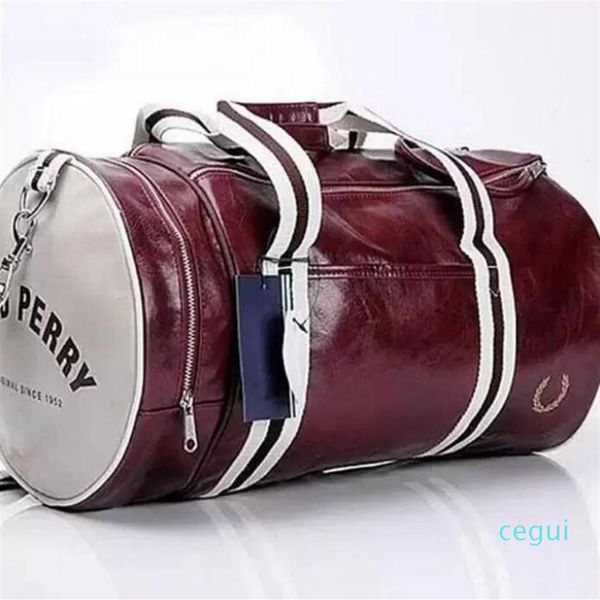 

designer-special offer 2022 new outdoor sport bag high-quality pu soft leatherr gym bag men luggage & fred perry 272r