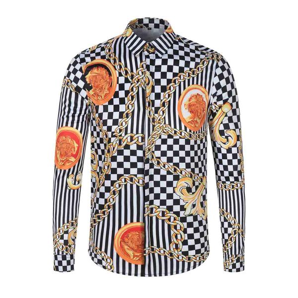 

2022 designers mens dress shirts business fashion casual shirt brands men spring slim fit shirts chemises de marque pour hommes #20, White;black