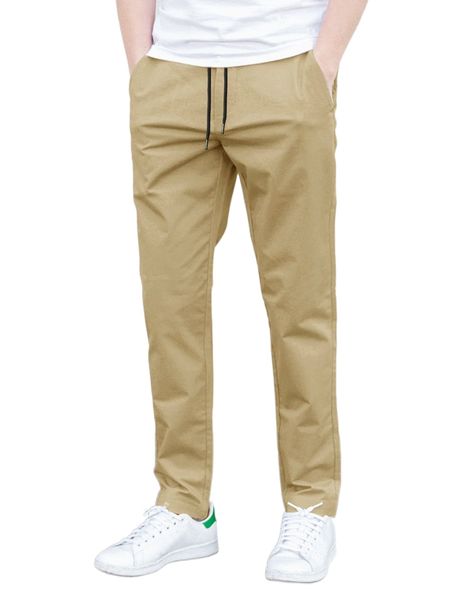 

men slant pocket pants g3wd#, Black