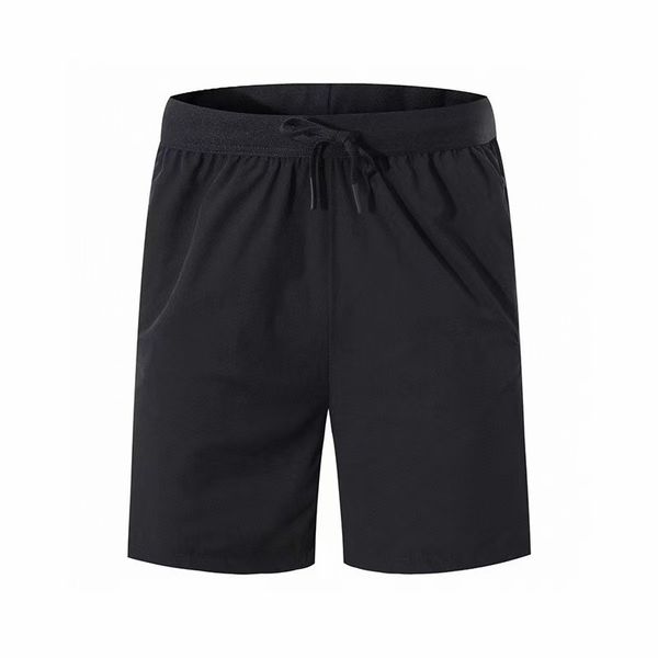 Pantaloncini larghi estivi firmati da uomo Pantaloni Pantaloncini grigi neri solidi Pantaloncini sportivi Homme casaul rilassati Taglia M-4XL K01