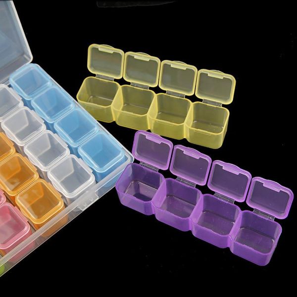 

storage empty box for nail art rhinestone jewelry storage beads display container