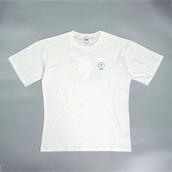 

t-shirt short sleeve fabric summer new white youth kitt casual ordinary collarless cotton cartoon loose, Black;white