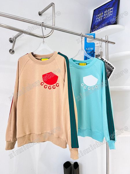 

22ss men women designer sports sweatshirts hoodies lovers webbing cotton casual fashion men black green xs