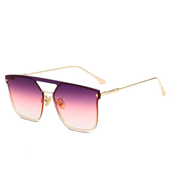 

new progrsive three color ocean film sunglass one piece closure 2197, White;black