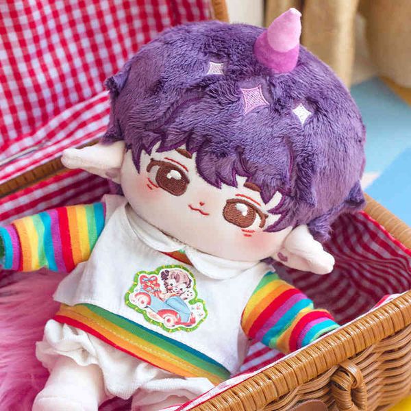 

20cm with skeleton idol doll plush star collection cotton fan doll gift