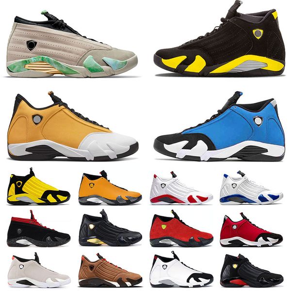 

2022 mens jumpman 14 14s xiv designer basketball shoes ginger black toe red lipstick gym blue red toro thunder fortune sports sneakers train