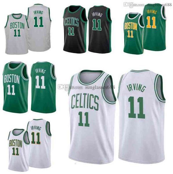 

kyrie irving jersey bostoncity jerseys men youth s- in stock, Black