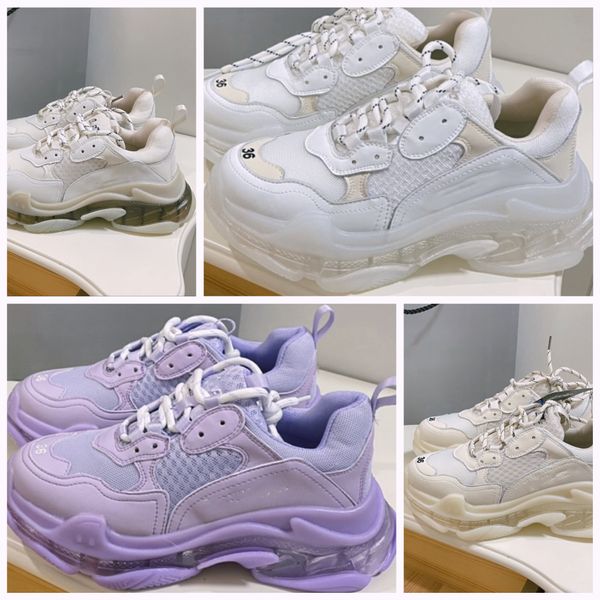 

2022 latest designer ankle boots clunky daddy shoes thick soled lovers-women sneakers calfskin fabric pillow feel casual running trainers si, Black