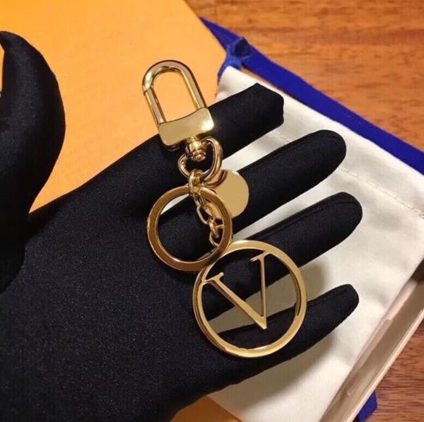 

luxury men women lovers gifts keychain key chain buckle handmade car keychains key ring bags pendant accessories with gift box dust bag, Silver