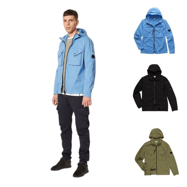 

cp designer hooded jacket outdoor sports waterproof windproof coat fashion loose casual men's functional wind sunglasses hoodie pullove, Black;brown