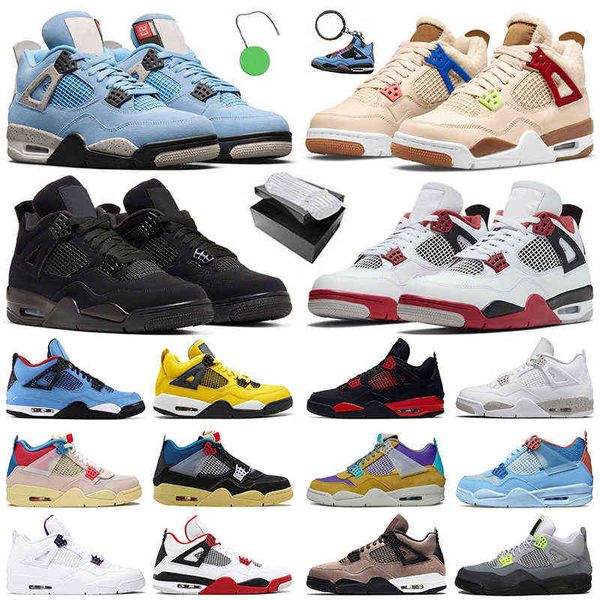 

discount basketball shoes 4 4s mens womens university blue black cat sail red thunder wild things men women outdoor sneakers trainers