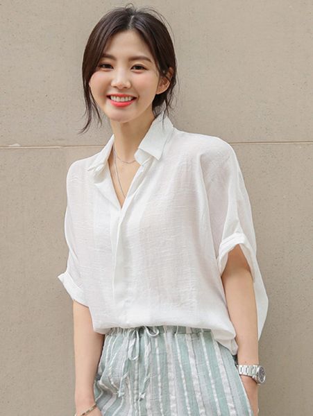 

dazy solid dolman sleeve shirt 42nz#, White