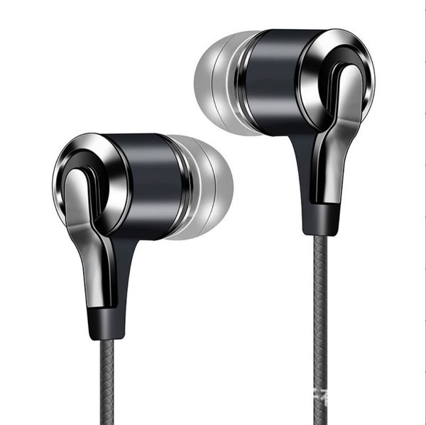 Auricolari intrauricolari stereo universali da 3,5 mm Cuffie Bluetooth Airpods Sport Musica Auricolari Vivavoce Cuffie cablate Auricolari con microfono Per Xiaomi Huawei Samsung