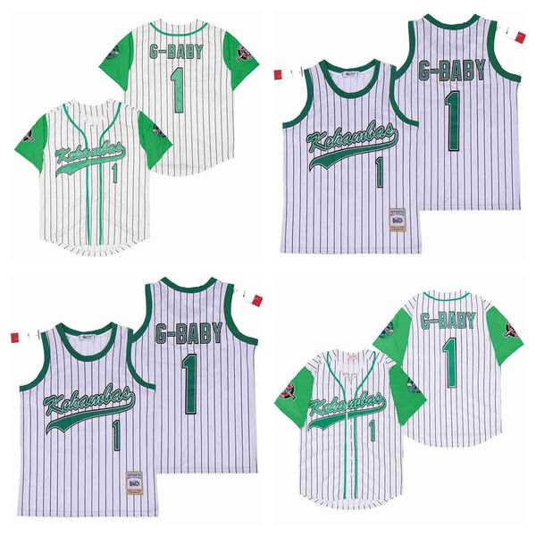 

g-baby' evans 1 kekambas usa movie jerseys mens s-xxxl, Blue;black