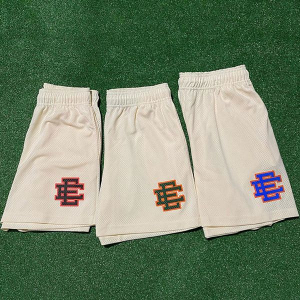 

eric emanuel classic shorts fashion ee basic short new york city skyline mens casual fitness sports pants summer men pant gym mesh beach spo, White;black