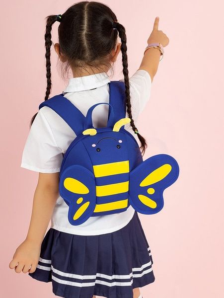 Mochila infantil com design de desenho animado SHE