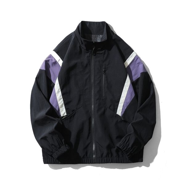 

men's lightweight jackets oversized outdoor coat male spring casual varsity coat running man fashion windbreaker 220816, Black;brown