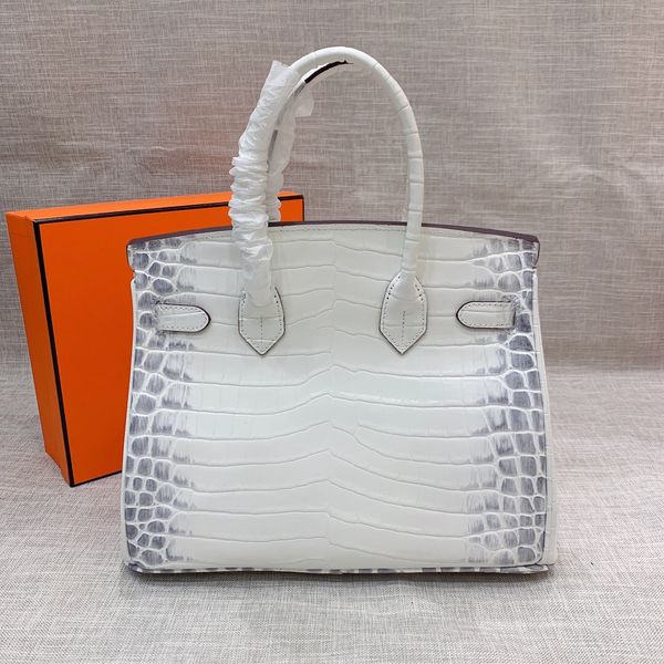 Luxury Designer women's bag famous brand fashion leather crocodile pattern large capacity handbag