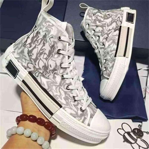 

dies fashion casual shoes dupe b22 b23 aaaaa high low printed alphabet canvas sneakers women mens stylist shoe oblique trainers inst pup, Black