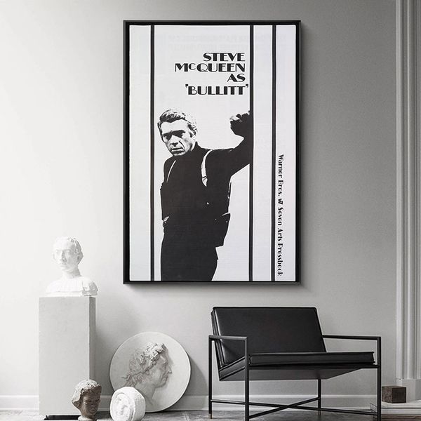 Film Star Vintage Sport Poster Malerei Leinwand Druck Nordic Wohnkultur Wand Kunst Bild Für Wohnzimmer Rahmenlos