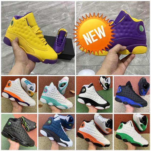 

new jumpman 13 13s flint basketball shoes 11 11s mens womens lucky green soar playground lakers sports sneakers trainers size 3647270n