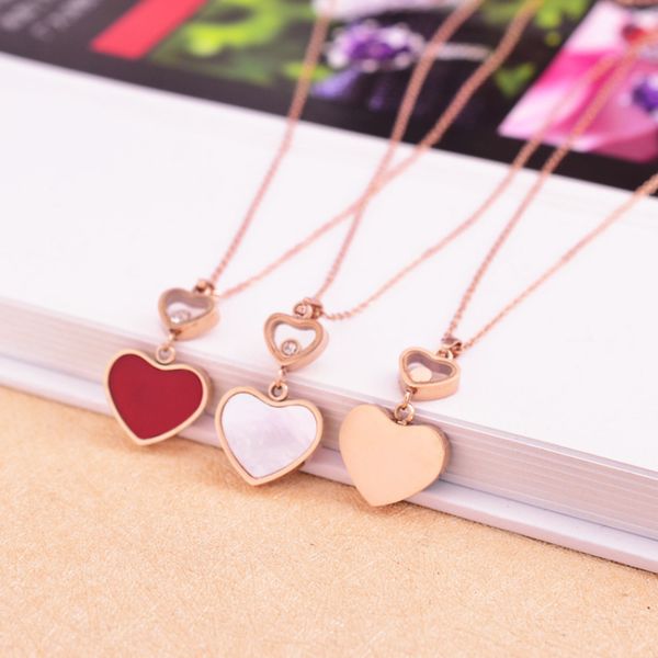 

white shell heart pendant necklace beautiful women gift jewelry, Silver