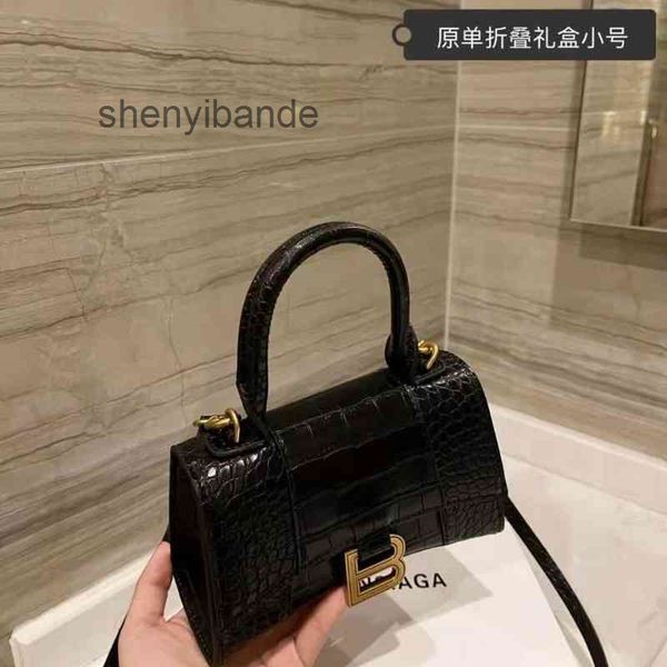 

bags balencigass designer women handbag bag female b family crocodile calf crescent messenger hourglass portable izdc