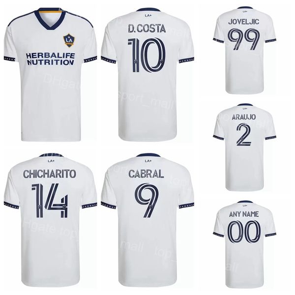 

22/23 mls soccer la los angeles galaxy jerseys 14 chicharito 26 alvarez 10 costa 4 coulibaly 99 joveljic 44 edwards 1 bond 6 raveloson 2 ara, Black;yellow