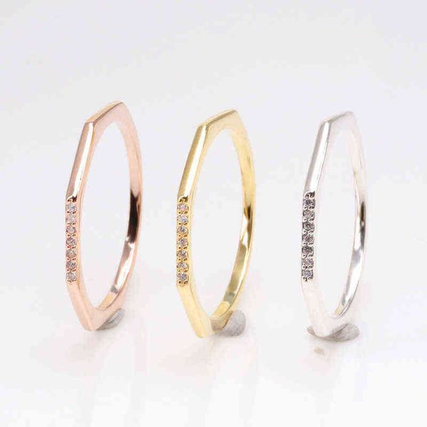 

pan designer rings family white polygonal mens and womens creative couple pair, Silver