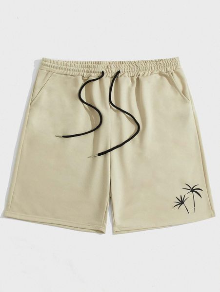 

romwe guys tree print shorts 87fq#, White;black