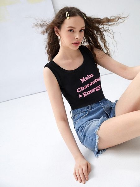 

x isabella ny letter graphic tank f7ms#, White