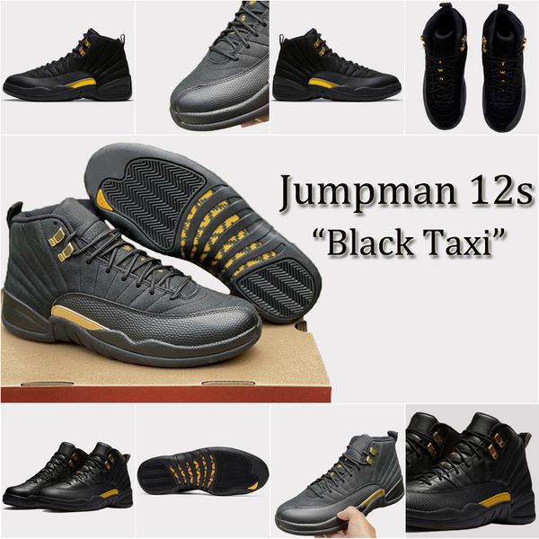 

basketball jumpman 12s shoes black taxi 12 high low shoe men sneakers sports trainers