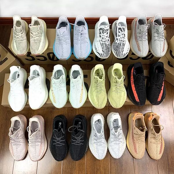 

mens refective casual belgua running shoes zebra black white outdoor women boosts 350 sports sneakers big size 12 13