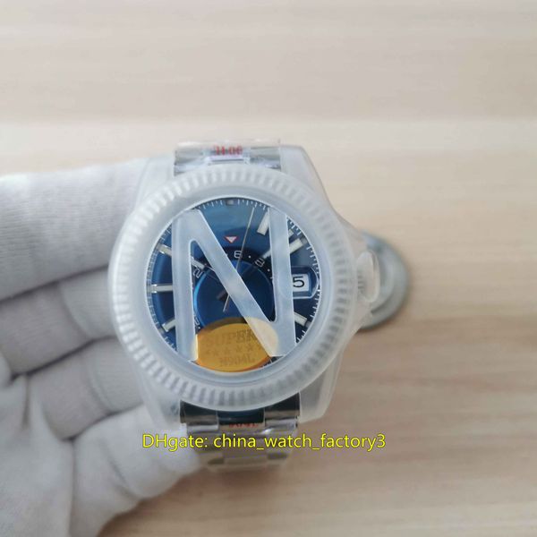 

noobf maker cal.9001 movement mens watch super quality 42mm sky-dweller 326934 annual calendar gmt world time 904l steel mechanical automati, Slivery;brown