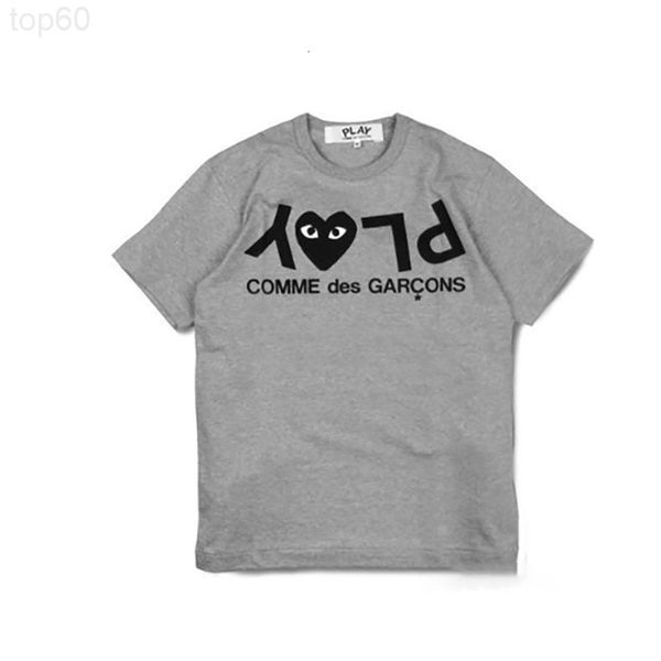 

women's t-shirt designer play chuanjiu cotton t-shirt parent-child black heart short sleeve big round neck men's and women's, White