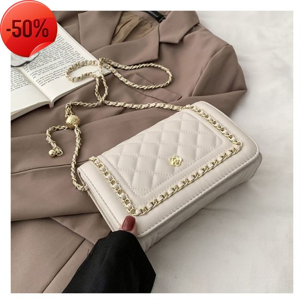 

50% off leisure chain small bag new fashion single shoulder messenger bag simple women's fashion new pattern chain bags