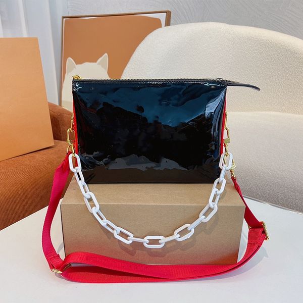 

luxury handbag designer bags women leather classic print fashion chain shoulder bag large capacity black wallet lady totes messenger crossbo