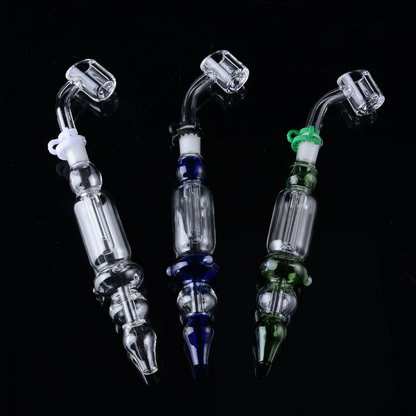 10mm 14mm NC Nectar Collector Accessori per fumatori Narghilè Quarzo Olio per unghie Rig Dab Rigs Pipa ad acqua con Bubble Wrap Starter Kit NC20